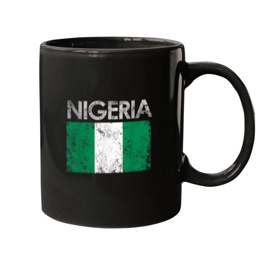 Discover Nigeria Nigerian Flag Pride Gift Mugs