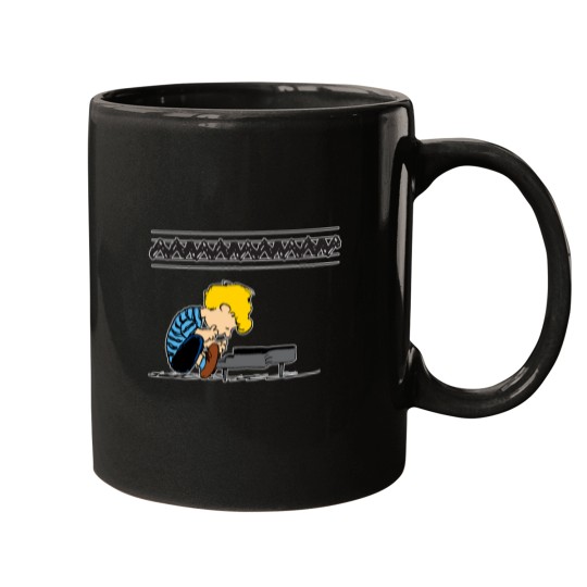 Discover Schroeder Charlie Brown Music Mugs