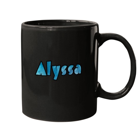 Discover Alyssa Blue Watercolor Mugs