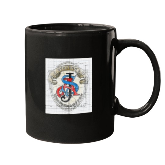 Discover AJS Motorcycle logo concept sketch Mugs