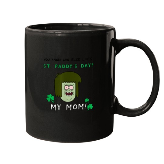 Discover Regular Show Muscle Man My Mom Mugs