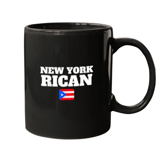 Discover New York Rican Heritage Puerto Rico Flag Mugs