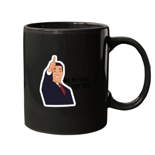 Discover Tom Succession Tv Show WeRe Here For You Mugs