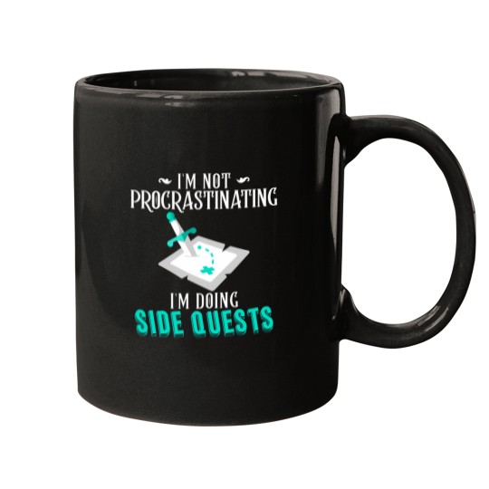 Discover IM Not Procrastinating IM Doing Side Quests Rpg Gamer Mugs