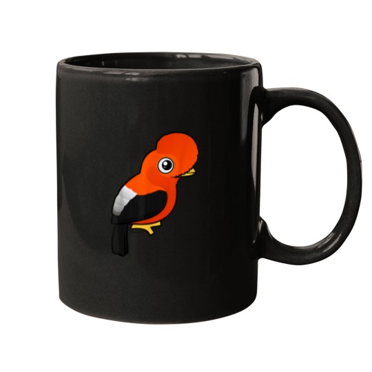 Discover Ridiculously Cute Andean Cockoftherock Cartoon B Mugs