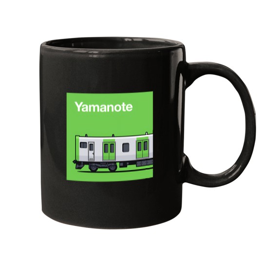 Discover Tokyo Yamanote Line E235 Series Train Side Japan Mugs