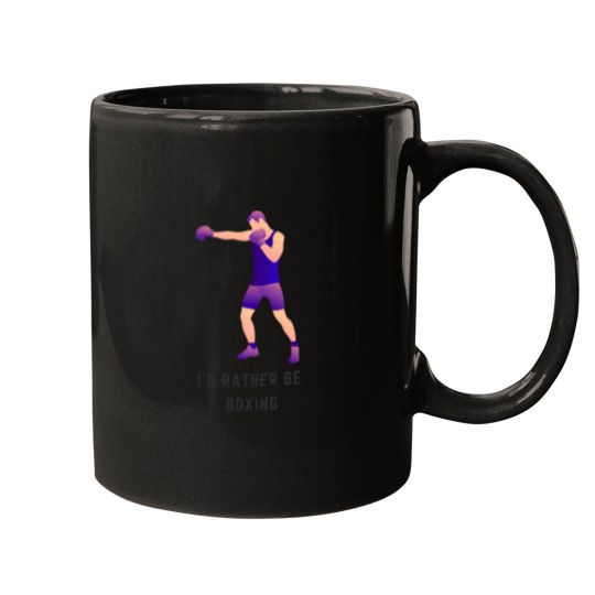 Discover ID Rather Be Boxing 4 Mugs