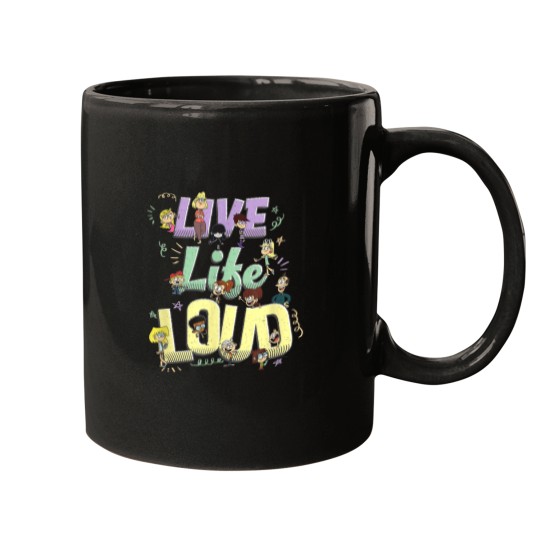 Discover The Loud House Live Life Loud  Group Logo (2) Mugs