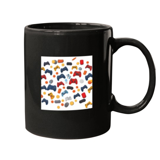 Discover Gaming Pattern Controllers Mugs