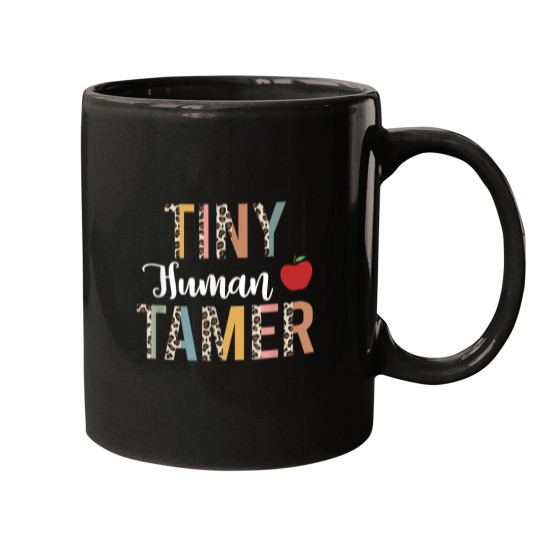 Discover Tiny Human Tamer Daycare Teacher Babysitter Nann Mugs