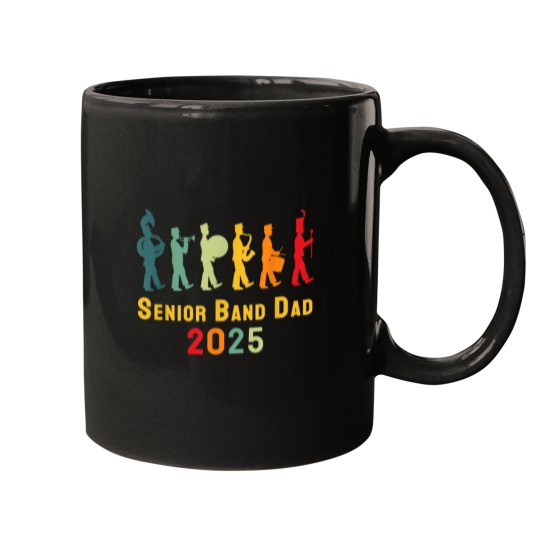 Discover Senior Band Dad 2025 Mugs