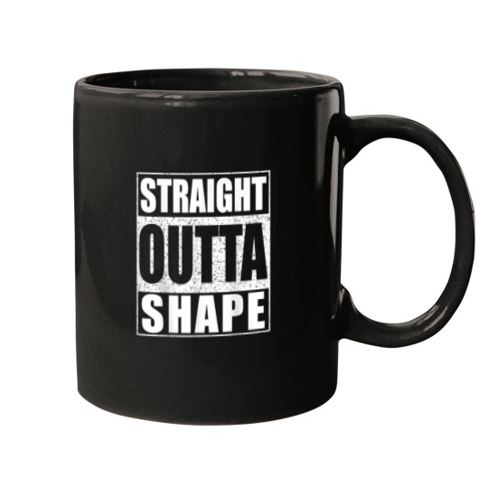 Discover Straight Outta Shape Workout Shirt TShirt Mugs