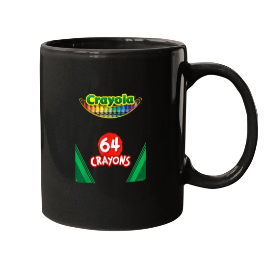 Discover Crayola Halloween Colorful Vintage Crayon Box Co Mugs
