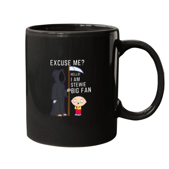 Discover Stewie Quote   Excuse Me Hello I Am Stewie. Big Fan Mugs