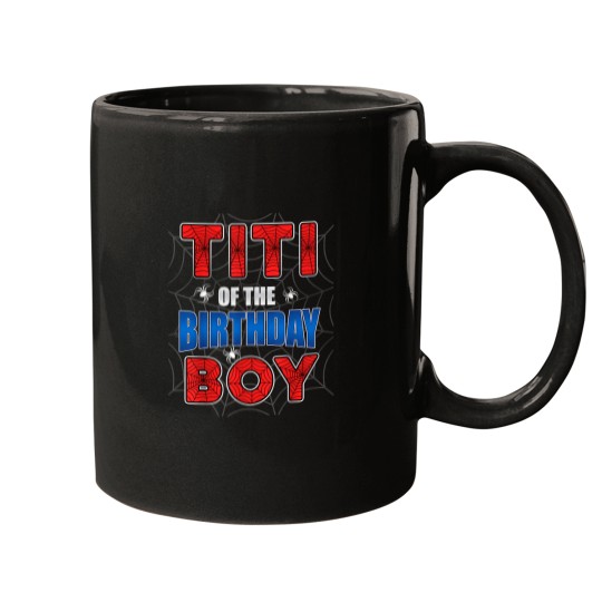 Discover Titi of the Birthday Boy Costume Spider Web Birt Mugs