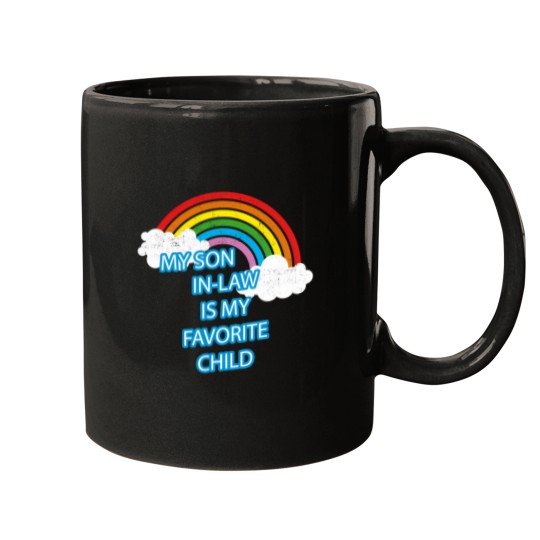 Discover My Son In Law Is My Favorite Child Funny Family Mugs