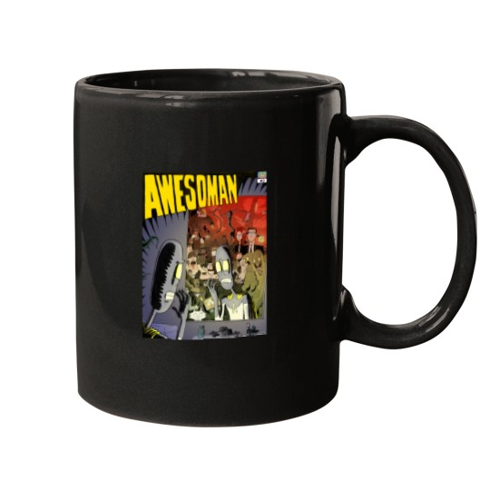 Discover Awesoman 2 Cover Active T-Shirt Mugs