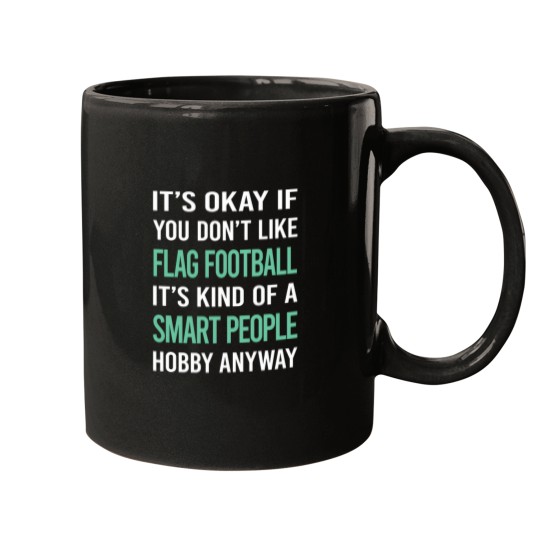 Discover Smart People Hobby Flag Football Mugs