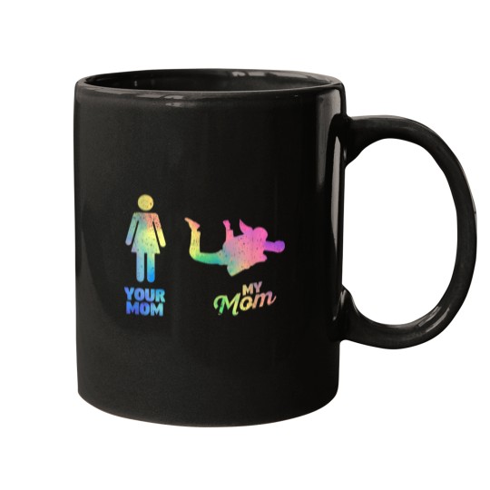 Discover Your Mom My Mum Skydiver Mother Parachute Skydiv Mugs