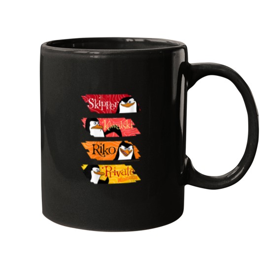 Discover womens madagascar penguins name panels Mugs