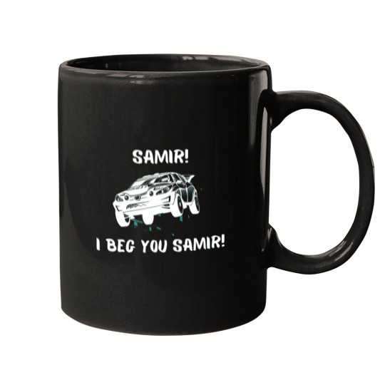 Discover I Beg You Samir!Funny Rally Racing Design Active Mugs