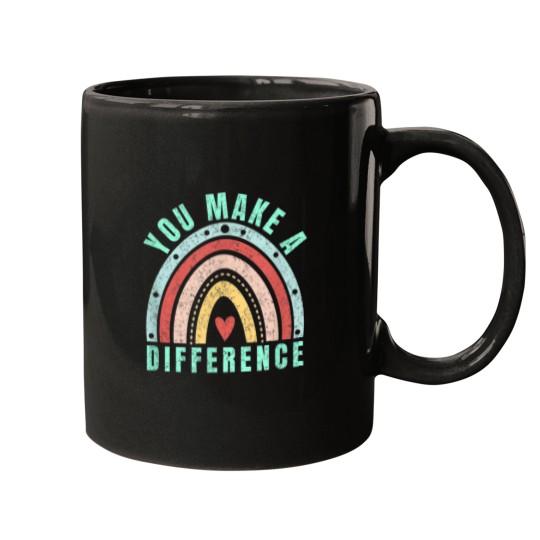 Discover You Make A Difference Everyday Inspirational Mot Mugs