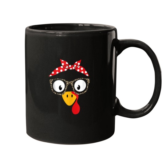 Discover Turkey woman or girl with leopard glasses for th Mugs