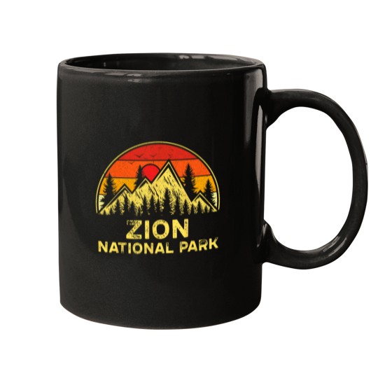 Discover Zion National Park Utah UT Mountains Hiking Sou Mugs