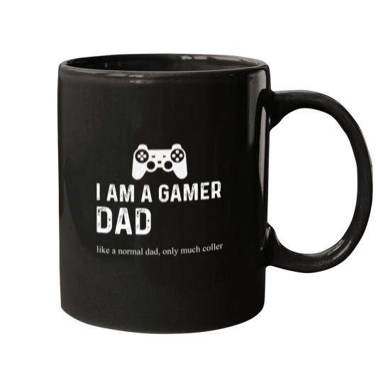 Discover Gamer Dad   Funny Video Gaming Fathers Day Mugs