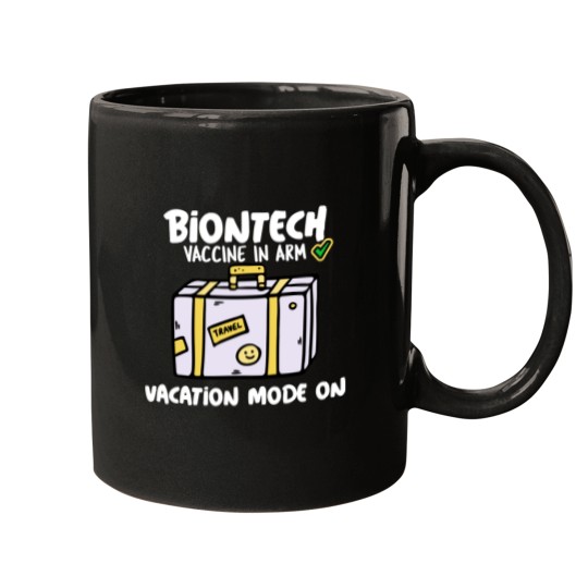 Discover BIONTECH IN ARM VACATION MODE ON Mugs