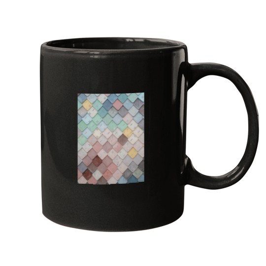 Discover SEA OF PAINTED TILES Graphic Mugs