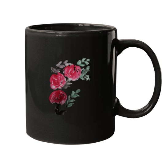 Discover Red  Color Rose 3077 Mugs