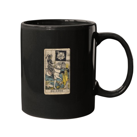 Discover Occult Tarot The Death Gothic Grunge Satan Devil Vintage Design 2681 Mugs