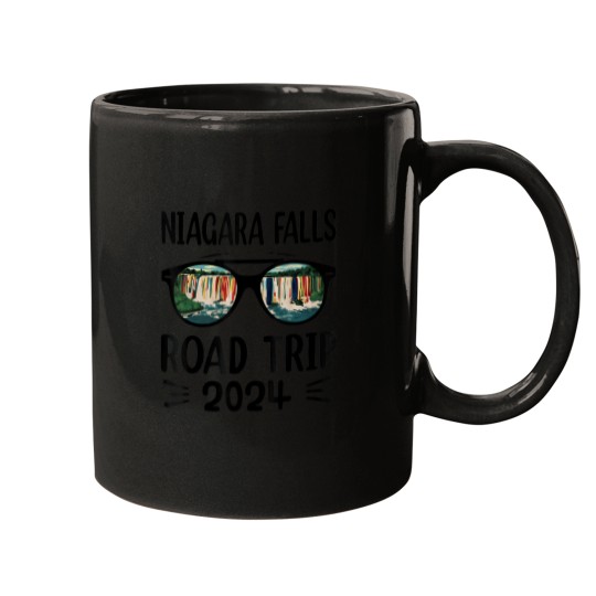 Discover Road Trip Squad Niagara Falls Souvenirs Family 2 Mugs