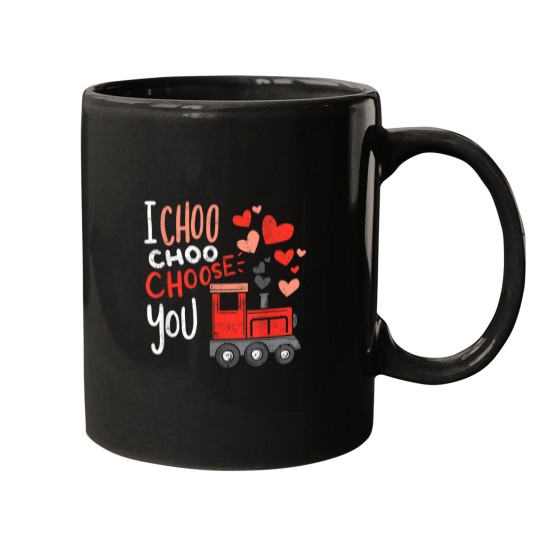 Discover I Choo Choo Choose You Valentines Day Train Toddler Boy Mugs