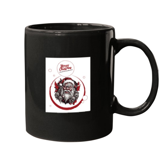 Discover Evil Santa Hoodie Merry Christmas T-Shirt Hoodie Apparel Holidays Seasonal Mugs