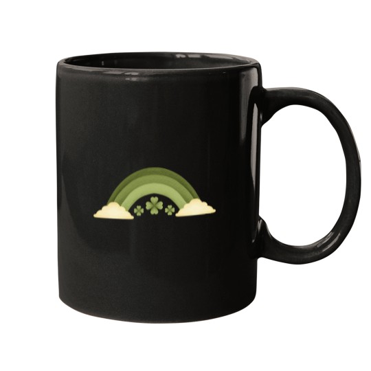 Discover Watercolor Rainbow St Patrick Day Mugs