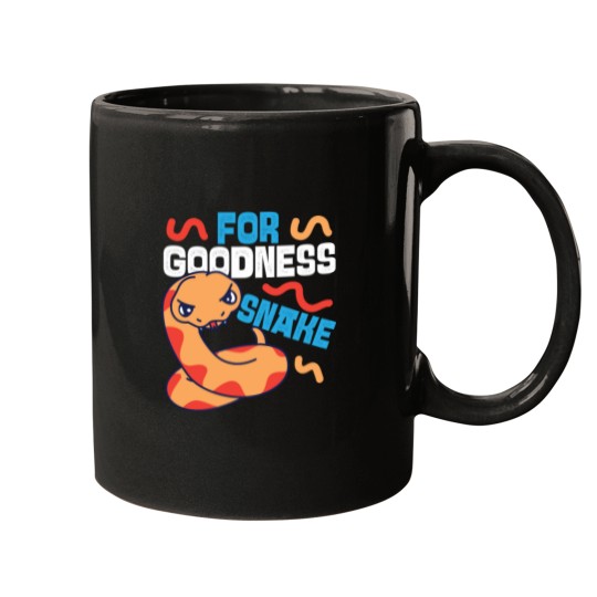 Discover Snake Serpent Pun For Goodness Mugs