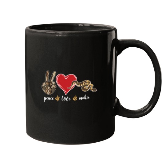 Discover Snake Serpent Peace Love Snakes Mugs