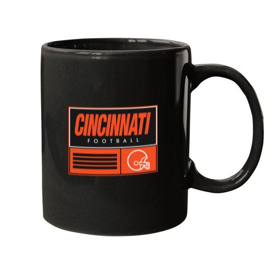 Discover Cincinnati Football (6) Mugs