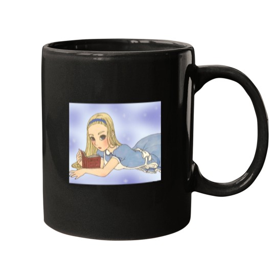 Discover lice Reading a Book Mugs