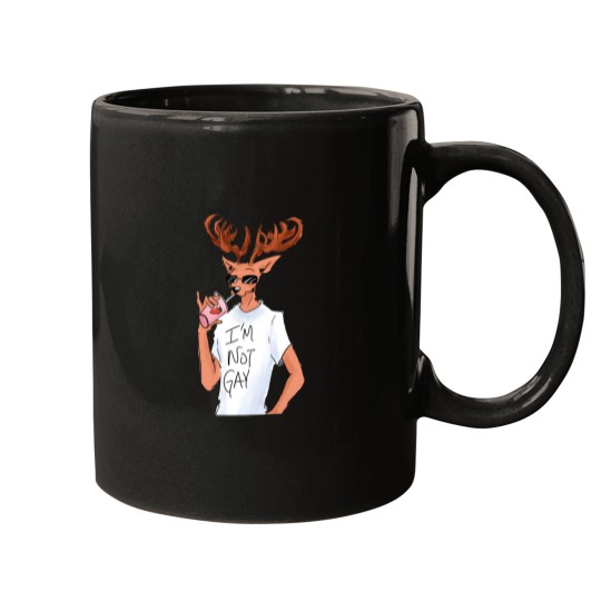 Discover I'M Not Gay Mugs