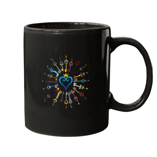 Discover Kingdom Hearts Keyblades Mugs