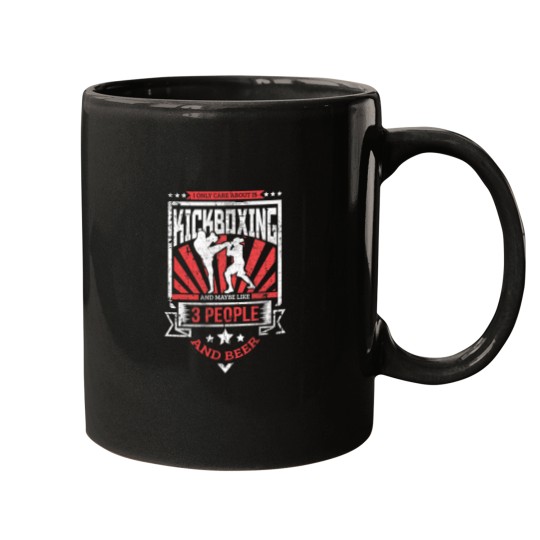 Discover I Only Care About Kickboxing 3 People Beer 1 Mugs