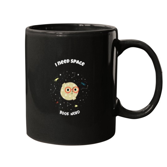 Discover I Need Space   Book Nerd Mugs