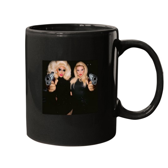 Discover Trixie  Katya   Behind The Scenes   Dangerous Woman Meme Mugs