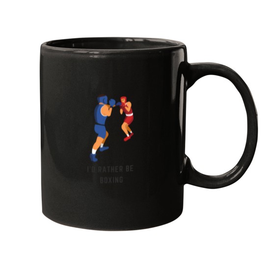 Discover ID Rather Be Boxing 8 Mugs