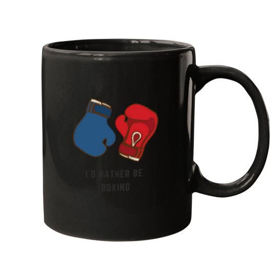 Discover ID Rather Be Boxing 2 Mugs