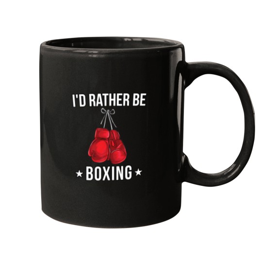 Discover ID Rather Be Boxing 13 Mugs