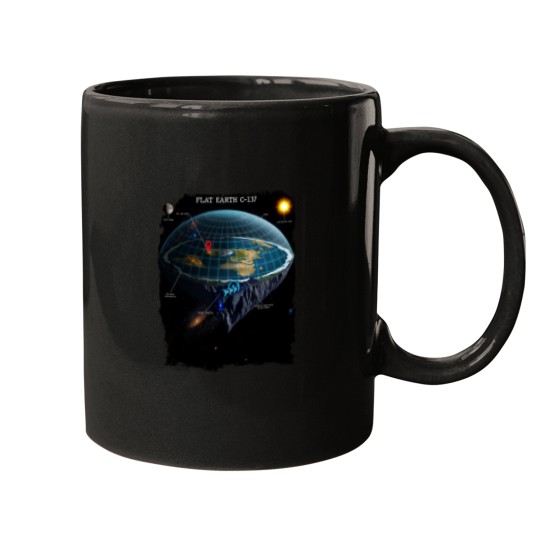 Discover Flat Earth C-139 Mugs